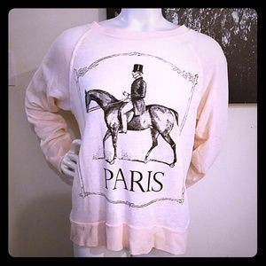 Rare Pink Wildfox Paris shirt S